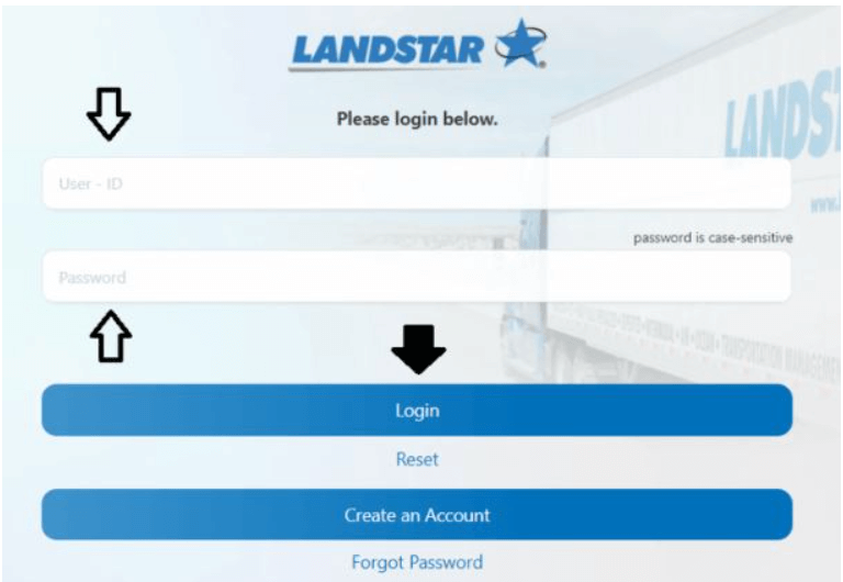 Landstar Load Board Login at www.landstaronline.com