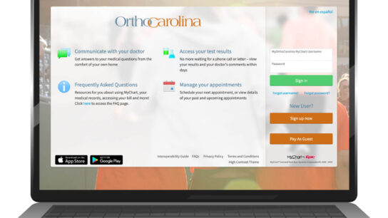 Orthocarolina Patient Portal Login – www.orthocarolina.com