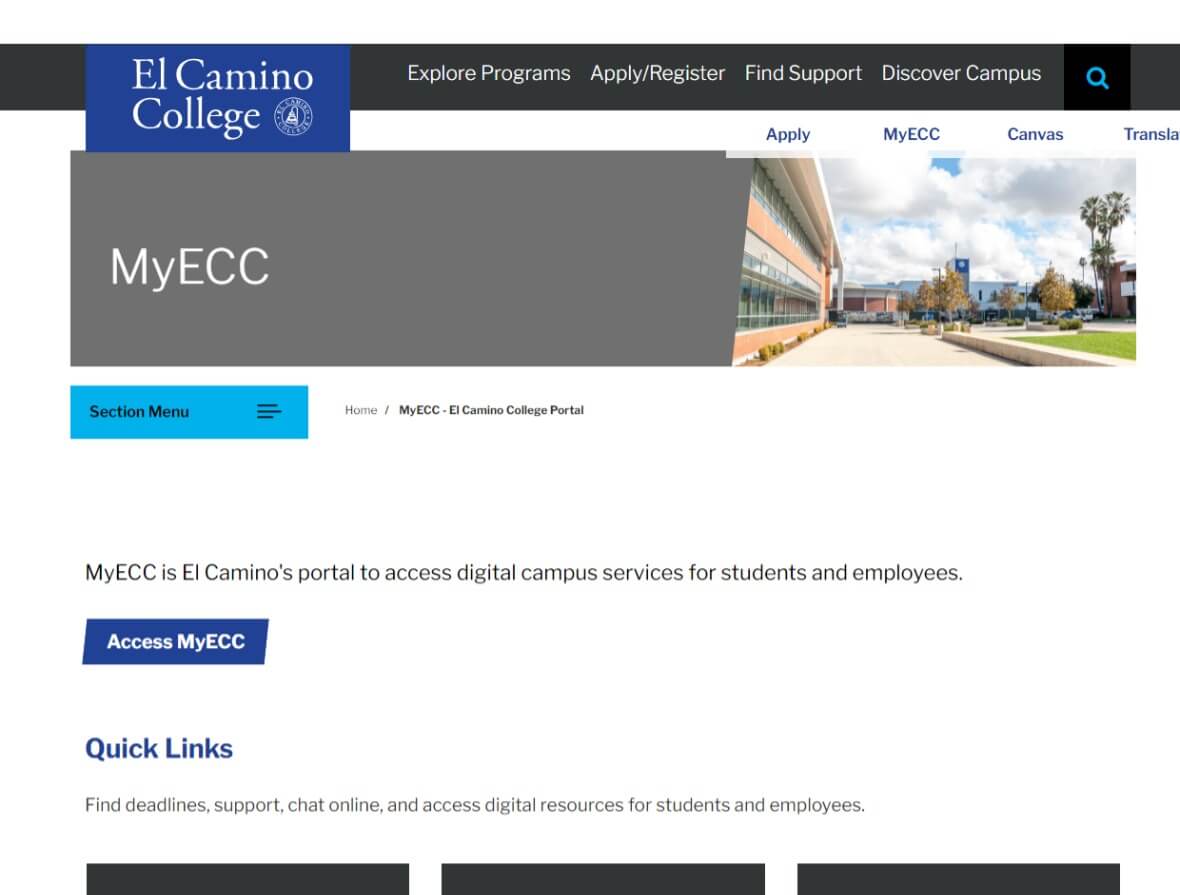 MyECC Login – Step-by-Step Guide for El Camino College Students
