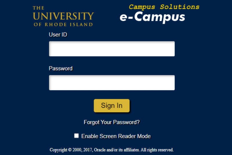 URI eCampus Login – Complete Guide